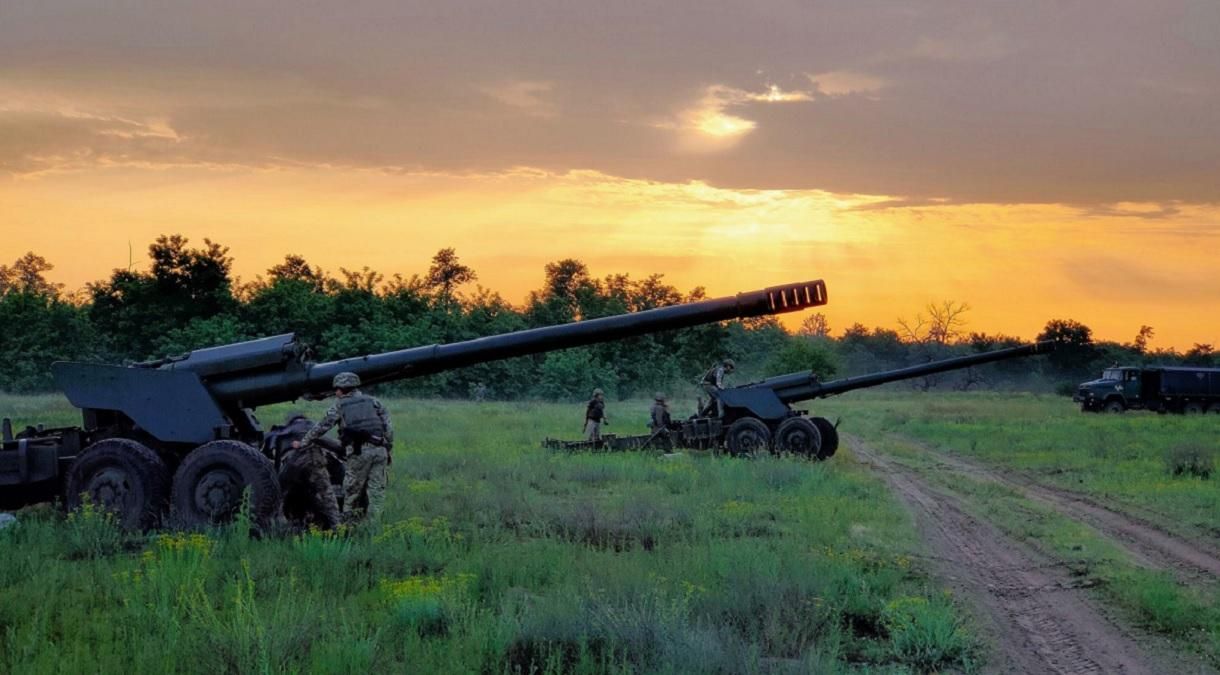 Артилерія ВМС відпрацювала протидію ворожому десанту: фото