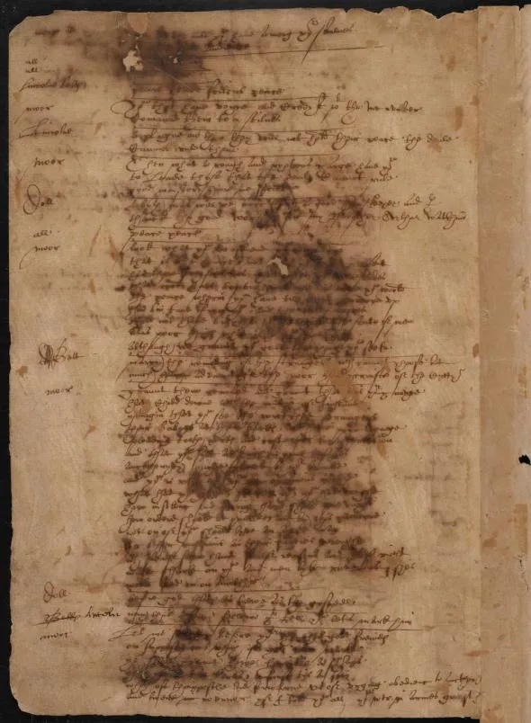 Рукопис Вільяма Шекспіра 