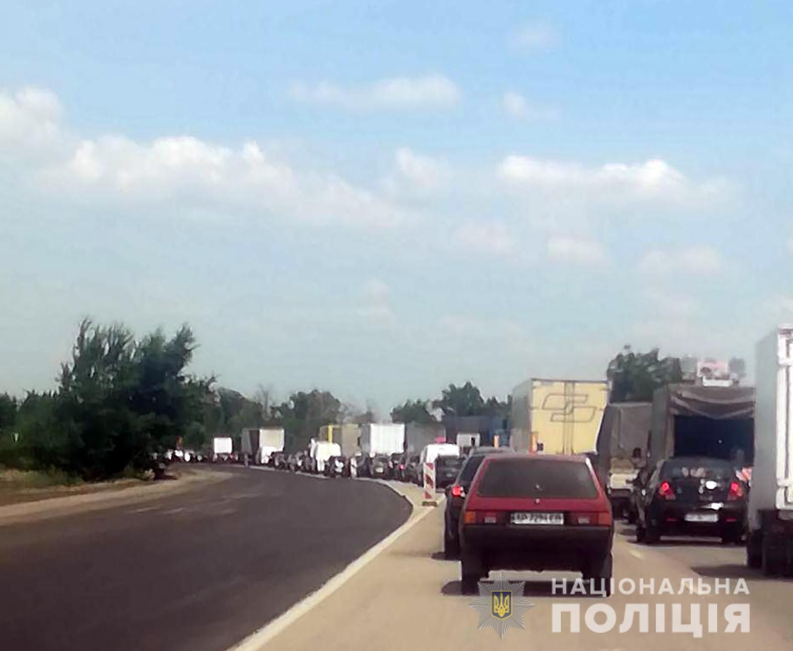 Схеми об'їзду заторів на Запоріжжі в бік Азовського моря