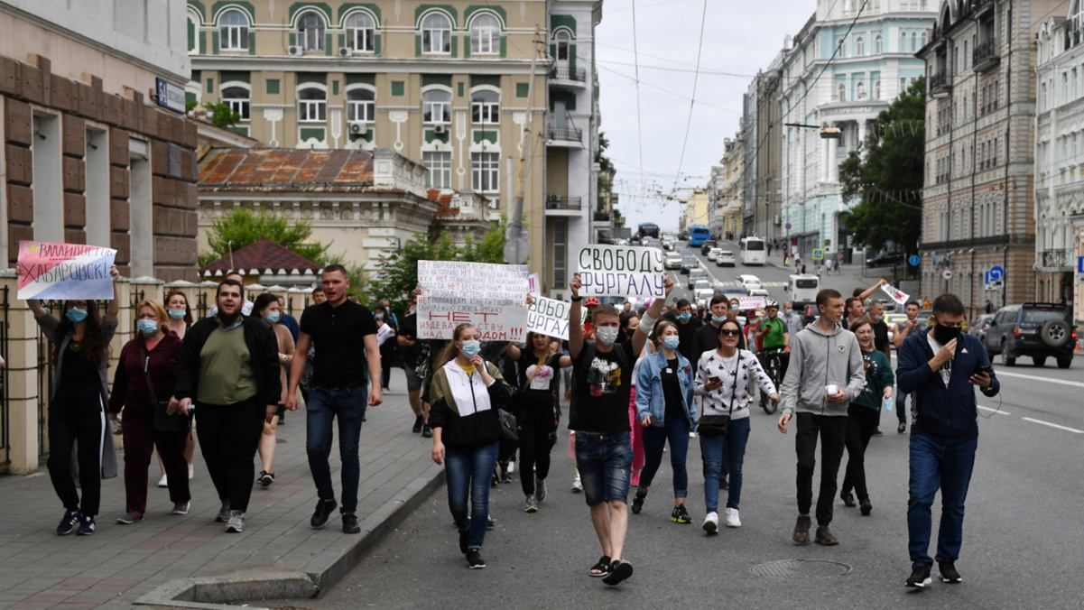 У Росії 9 день тривають акції протесту на підтримку губернатора Фургала: деталі