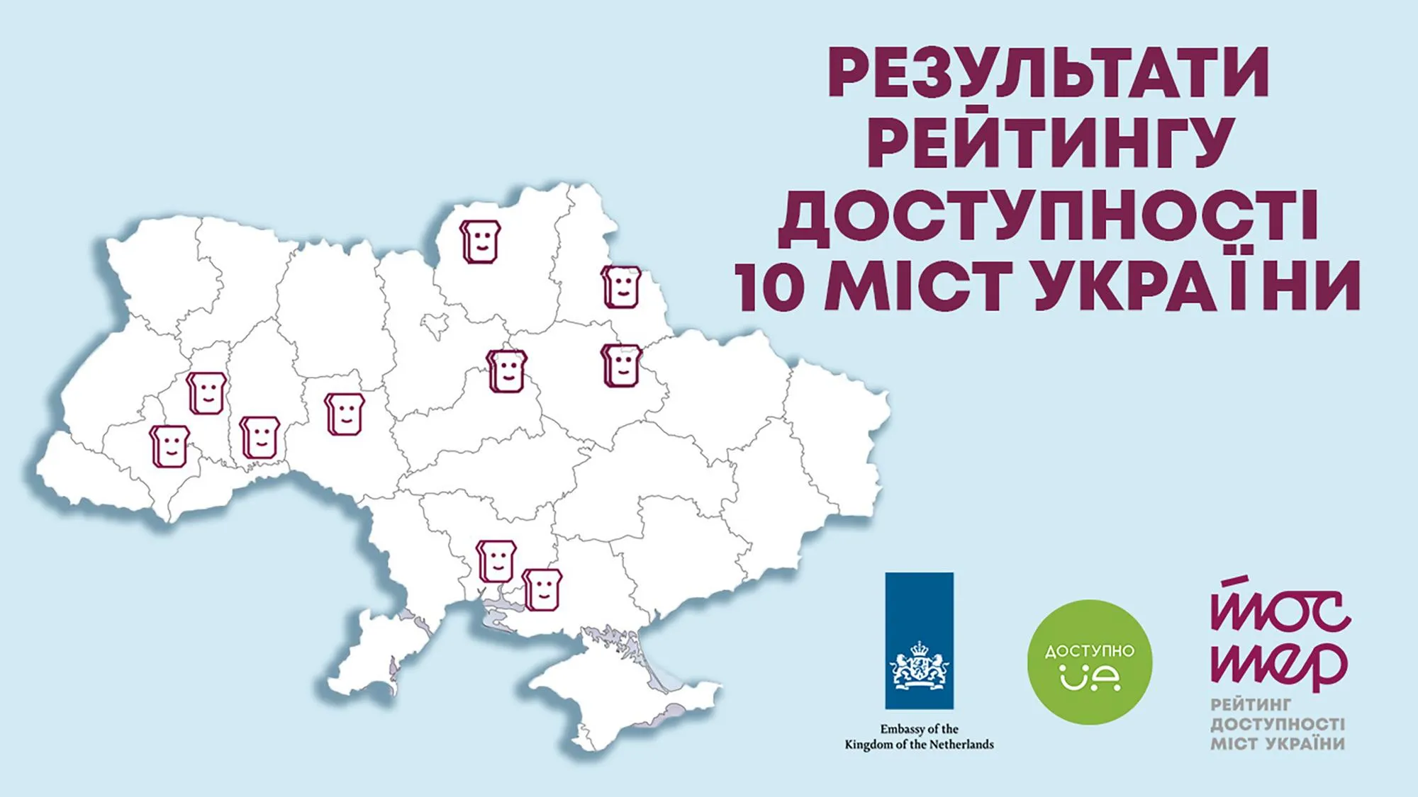 загальний рейнтинг доступності міст україни