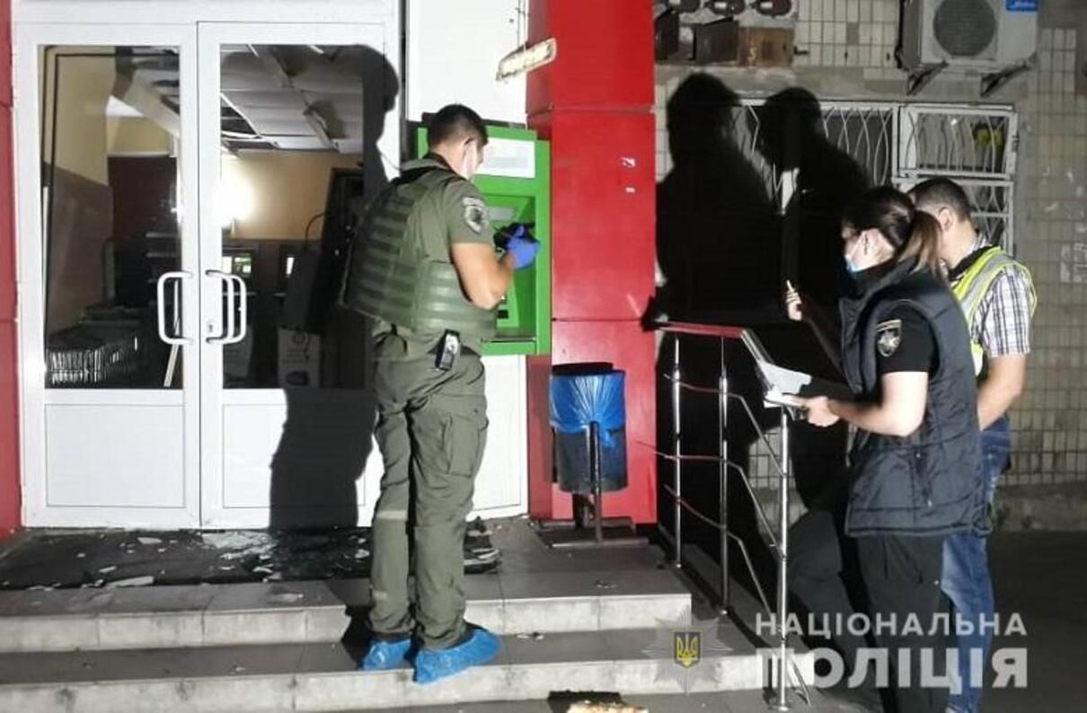 У Києві підірвали банкомат та вкрали гроші 21 липня 2020: фото 