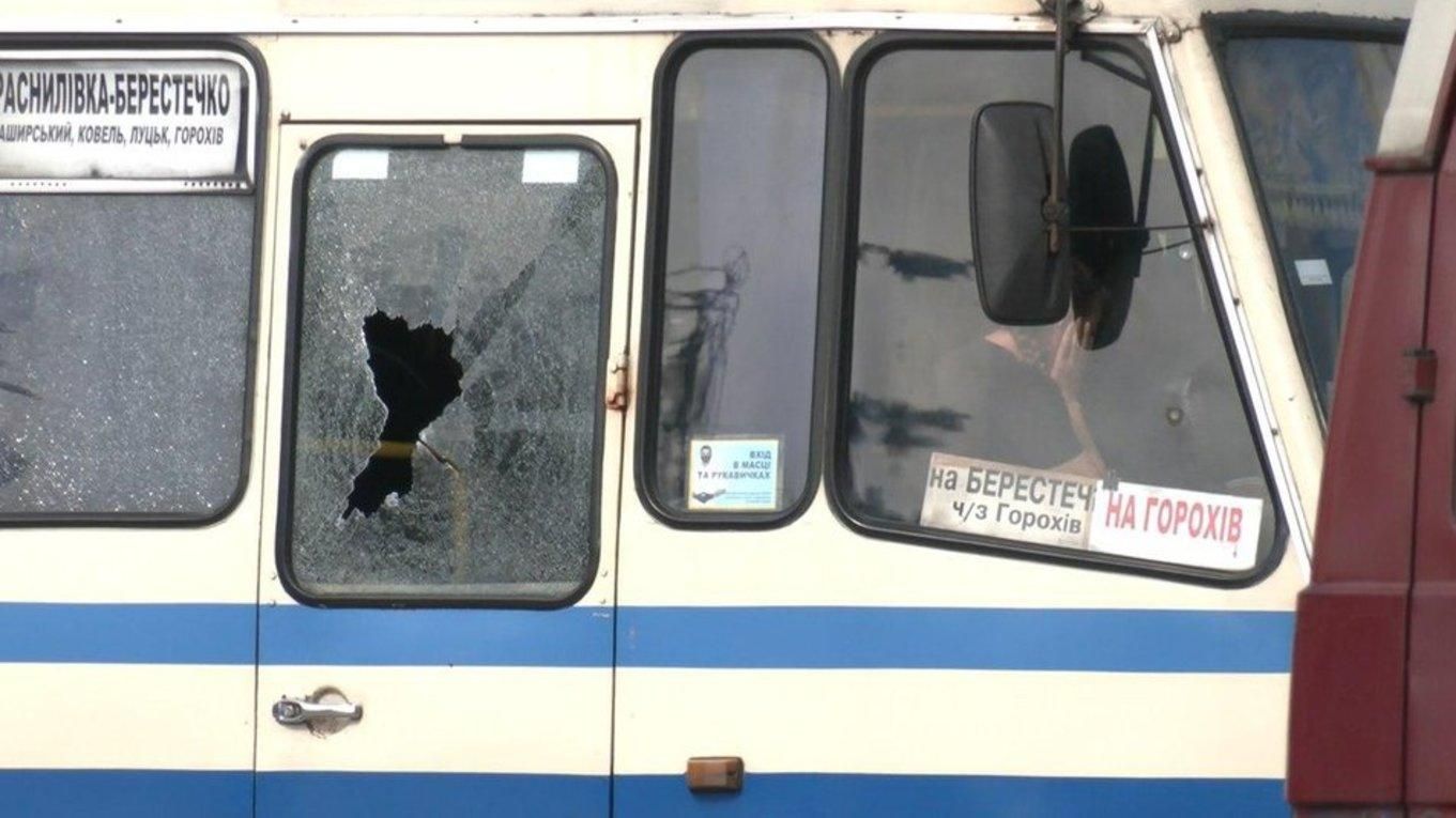 З'явилося відео, як терорист Максим Плохой потрапив в автобус у Луцьку