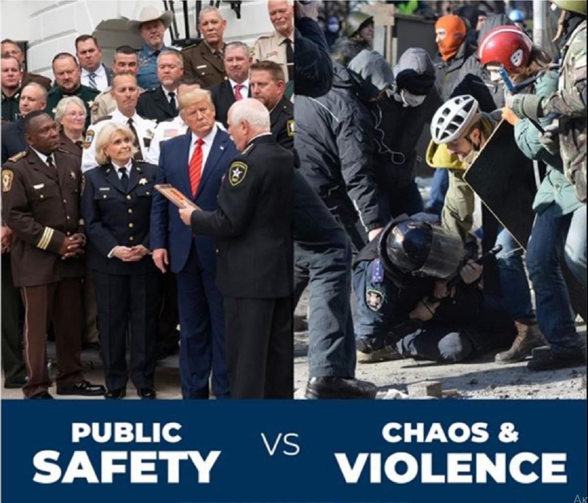 У рекламі Трампа використали кадр із Революції Гідності: так проілюстрували хаос У рекламі Трампа використали кадр із Революції Гідності: так проілюстрували хаос