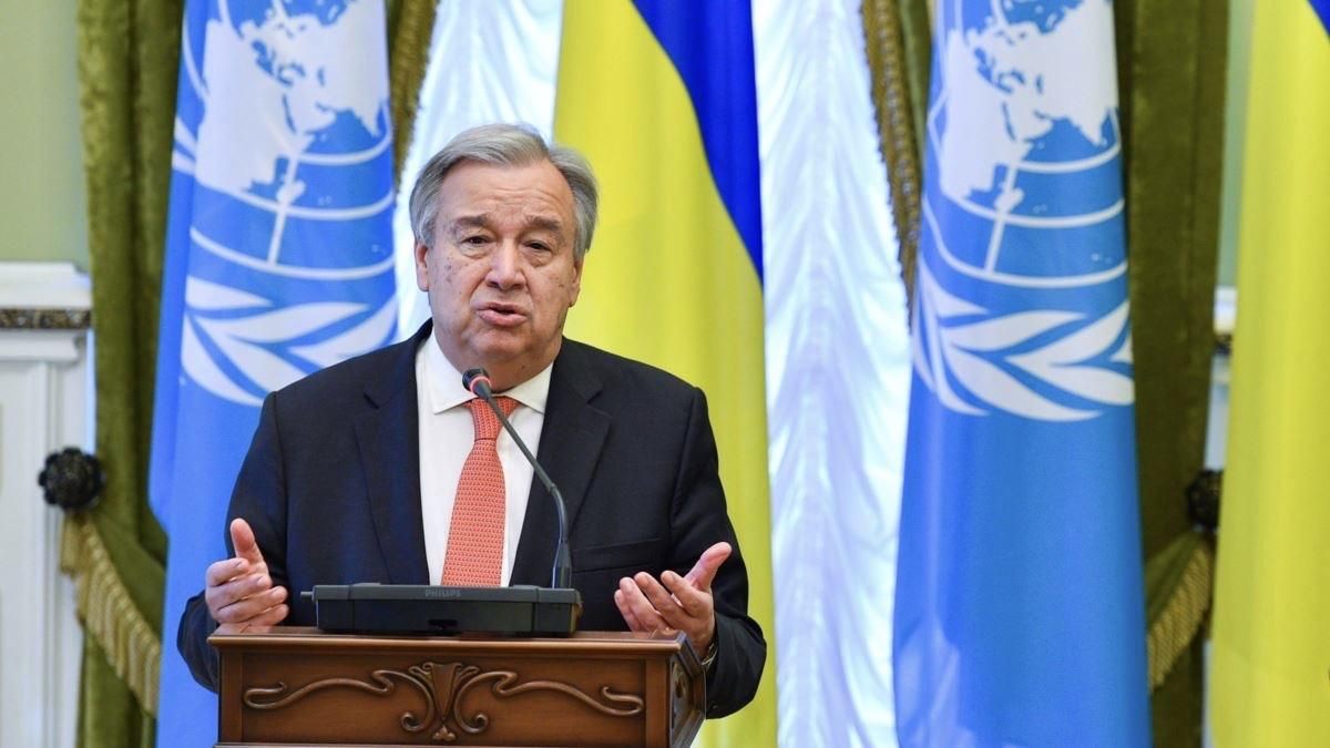 Генсек ООН закликав дотримуватися домовленого режиму тиші на Донбасі