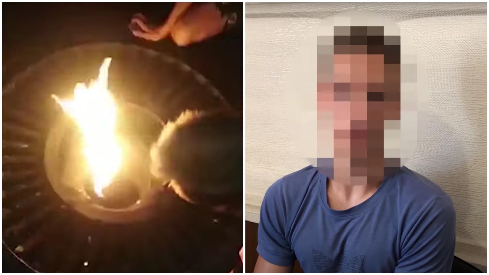 Підлітки у Миколаєві задули та заплювали Вічний вогонь – відео Підлітки у Миколаєві задули та заплювали Вічний вогонь – відео