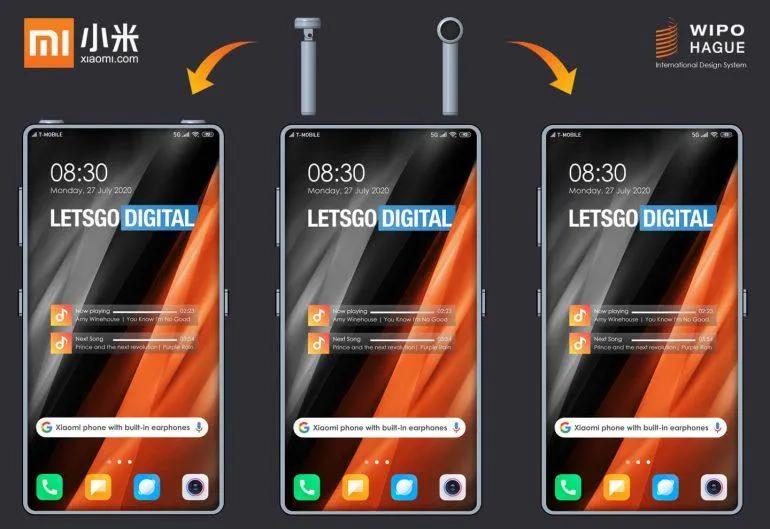 Xiaomi запатентувала смартфон з кишенькою для навушників 