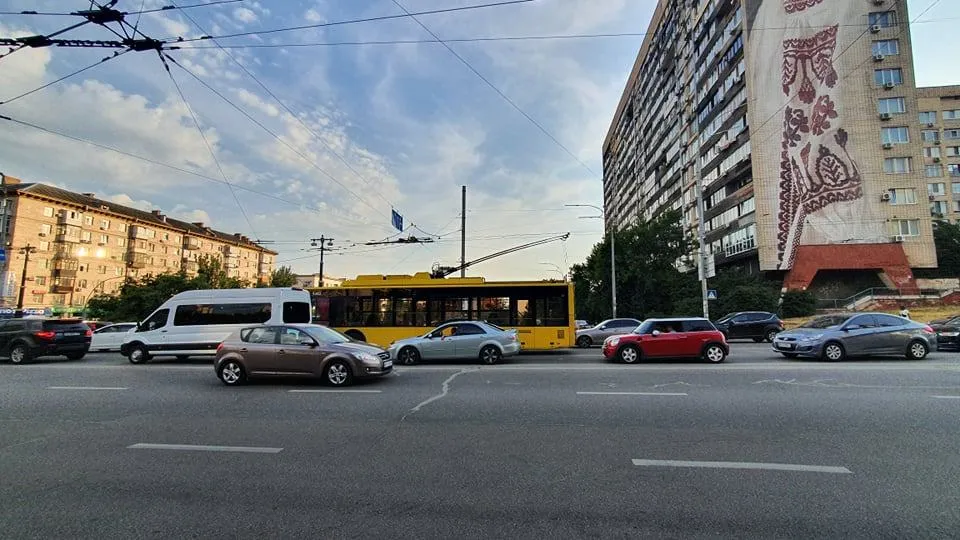 затори в Києві через виключення світла