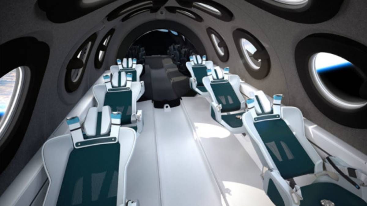 Virgin Galactic показала інтер'єр кабіни космоплана VSS Unity Virgin Galactic показала інтер'єр кабіни космоплана VSS Unity