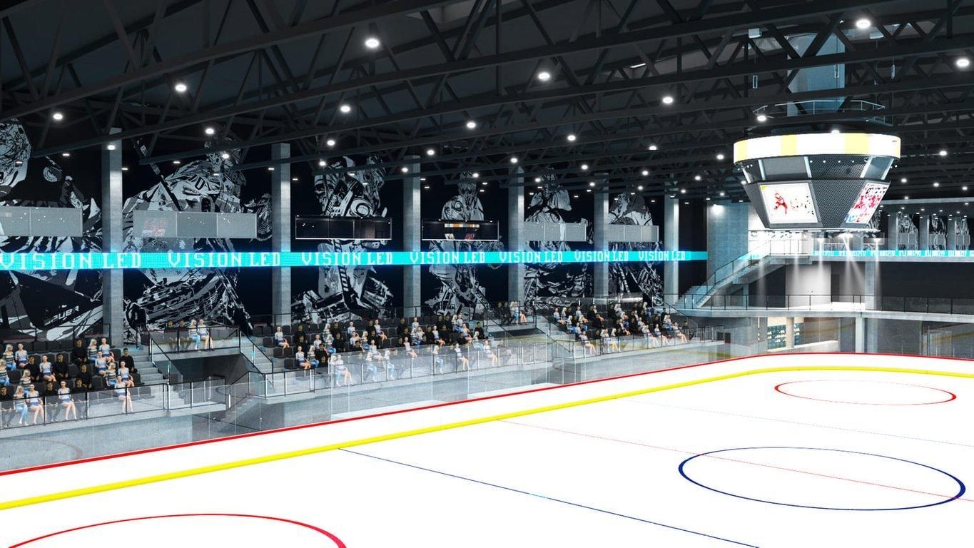 Як виглядатиме нова льодова арена у Львові: візуалізація
