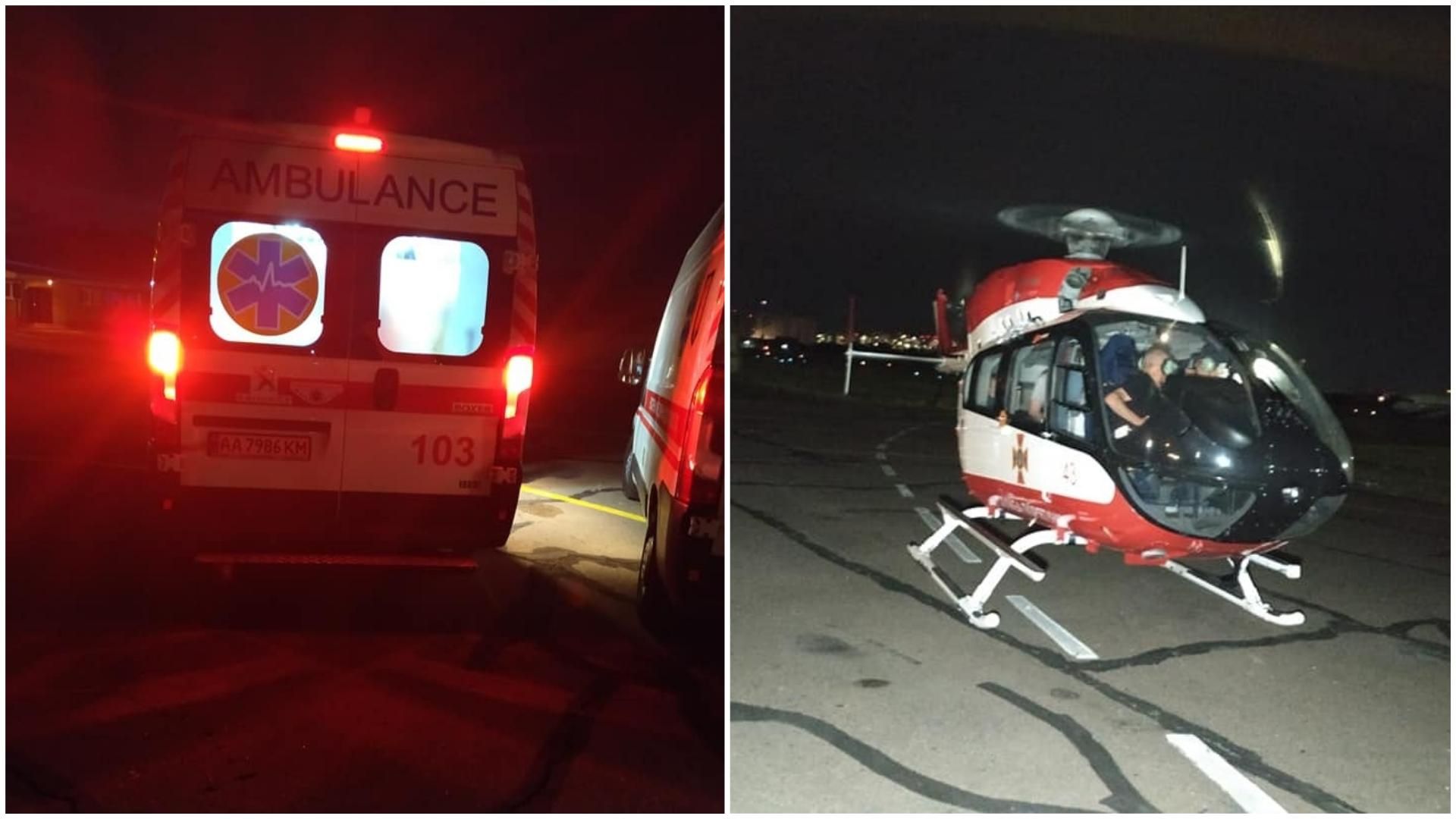 ДТП біля Дубини: травмовану дівчинку гелікоптером перевезли до Києва ДТП біля Дубини: травмовану дівчинку гелікоптером перевезли до Києва