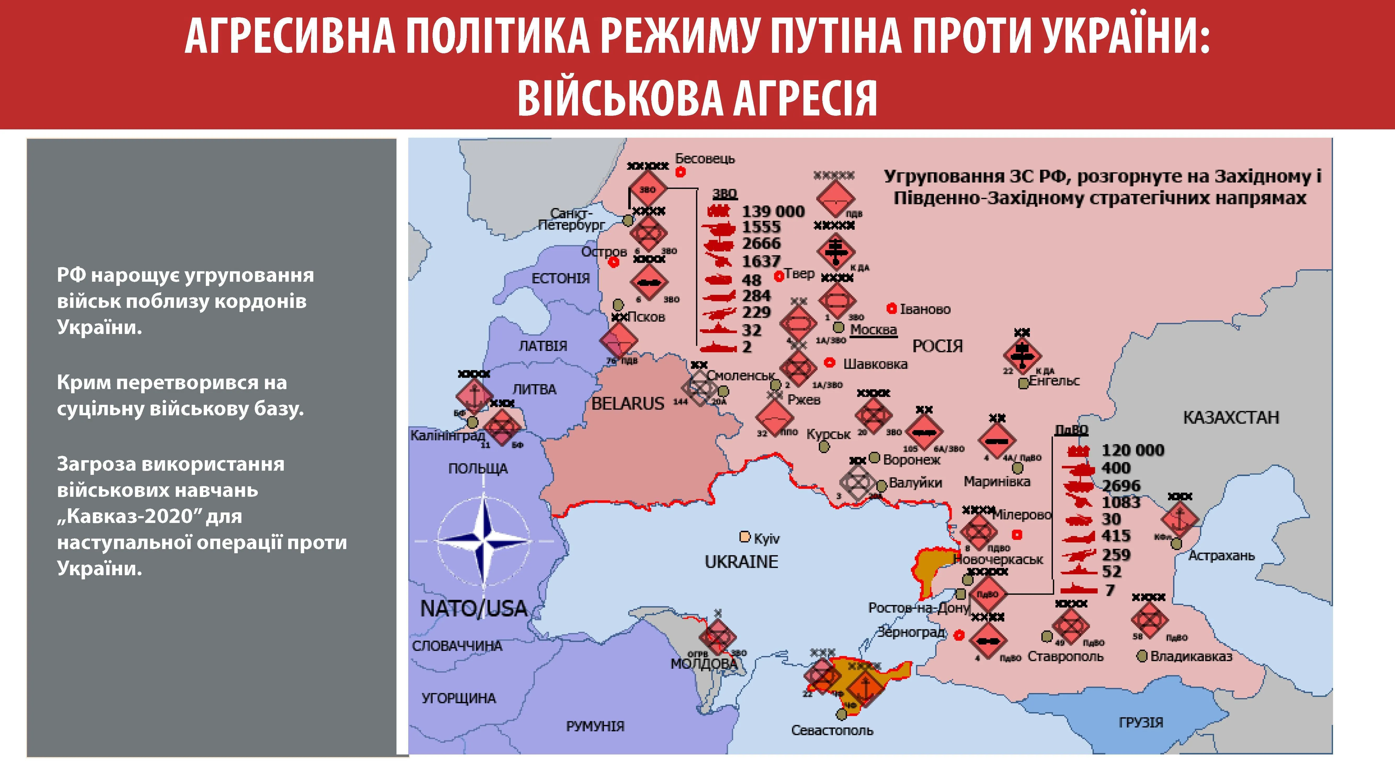 Російські війська поблизу українського кордону