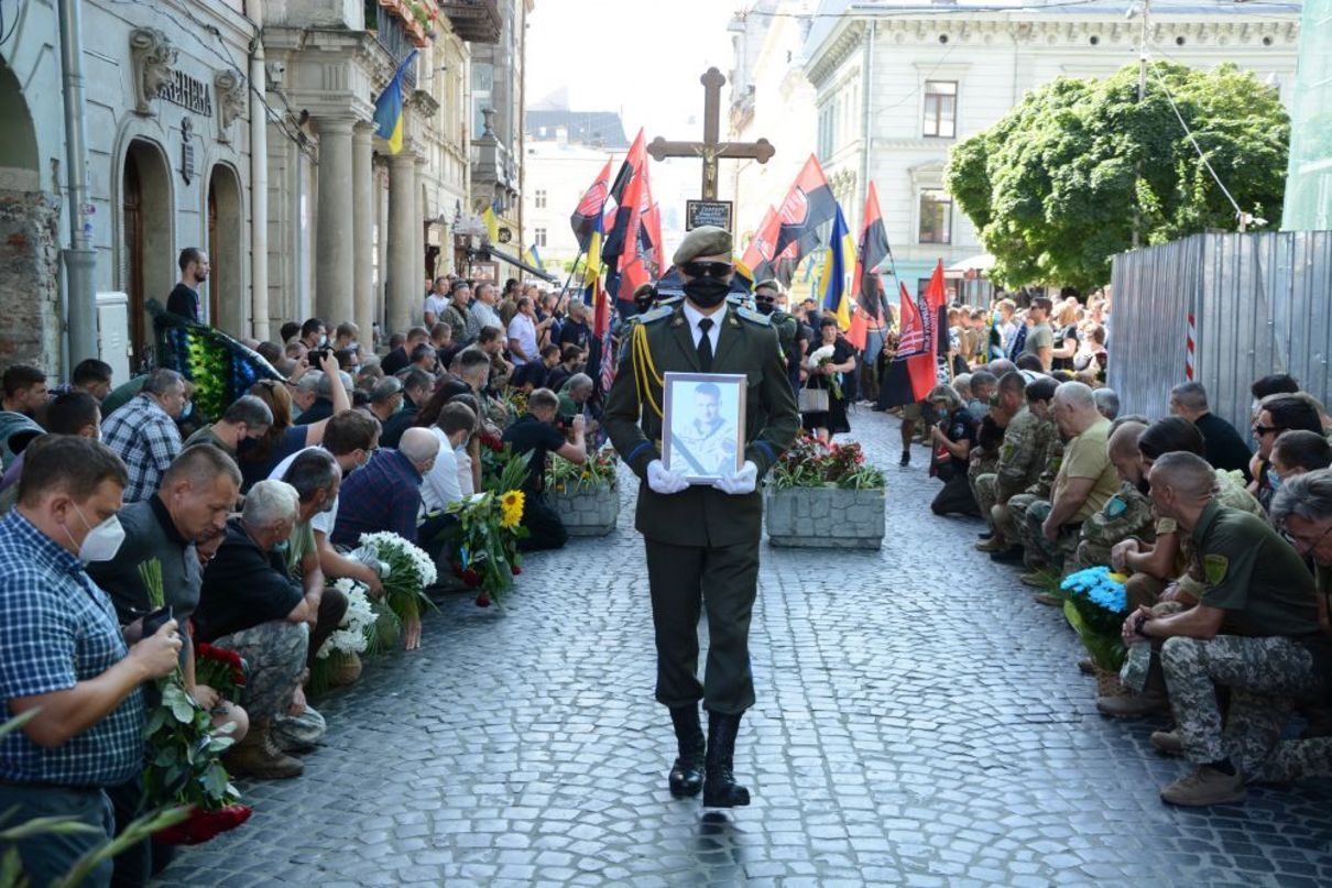 Похорон Андрія Гергерта у Львові 3 серпня 2020 – фото
