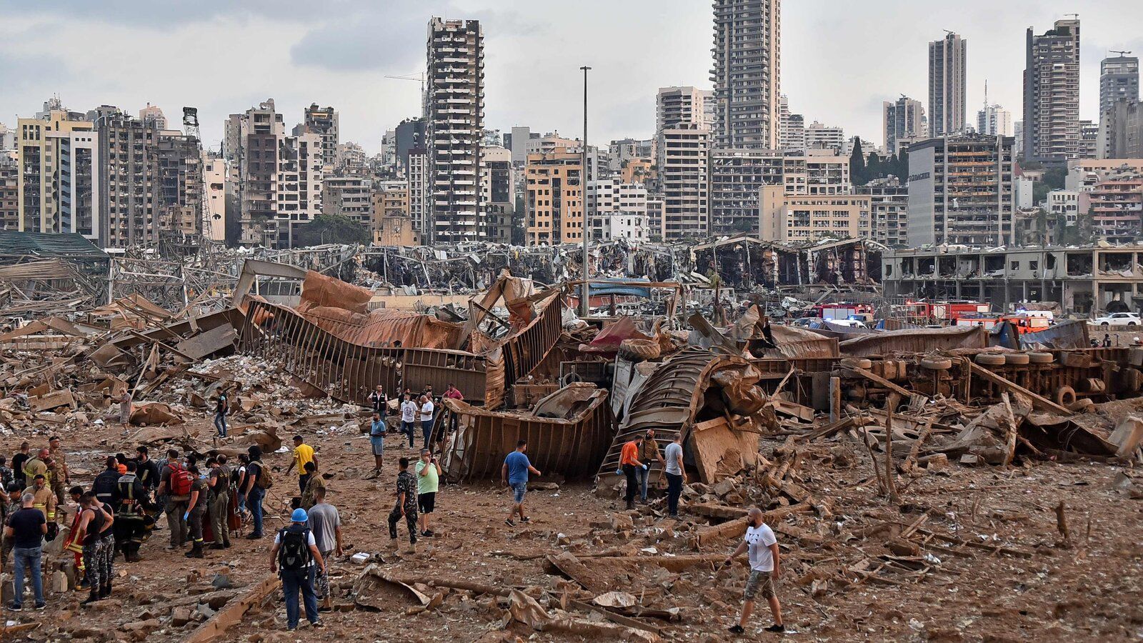 Бейрут после взрыва