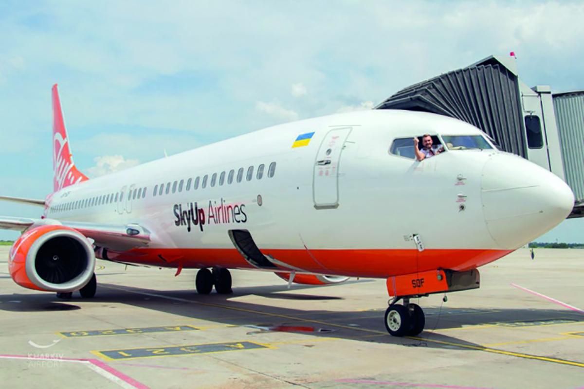 SkyUp продовжує регулярні рейси з Києва до Запоріжжя та Одеси