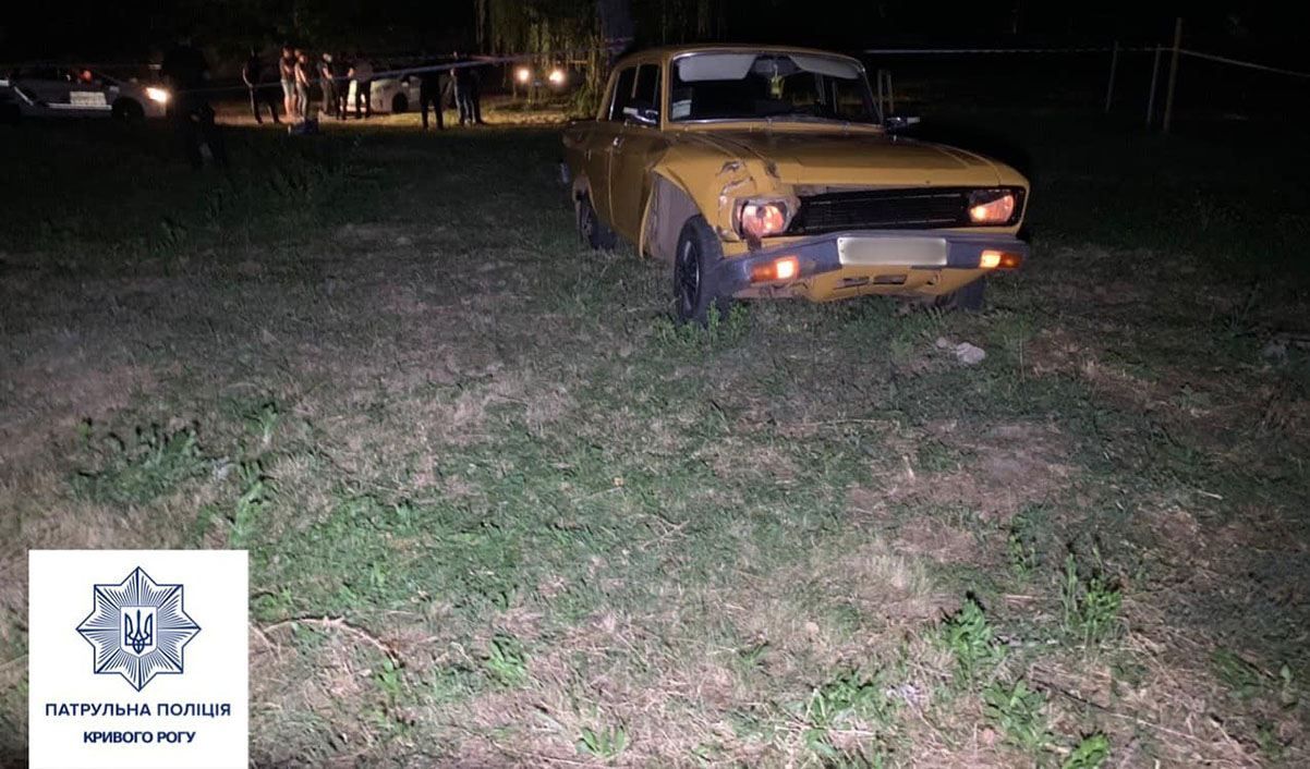 Полицейские задерживали Москвич в Кривом Роге Полицейские задерживали Москвич в Кривом Роге