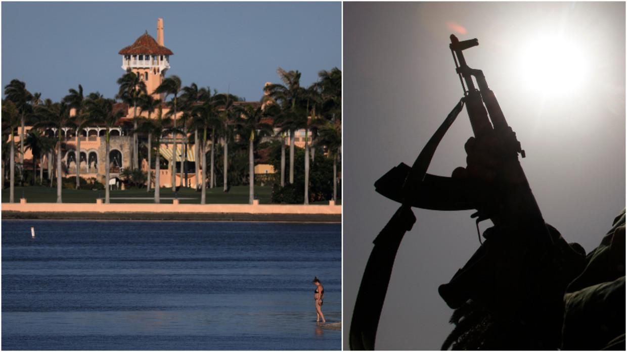 Троє підлітків з автоматами проникли на територію резиденції Трампа у Флориді Троє підлітків з автоматами проникли на територію резиденції Трампа у Флориді