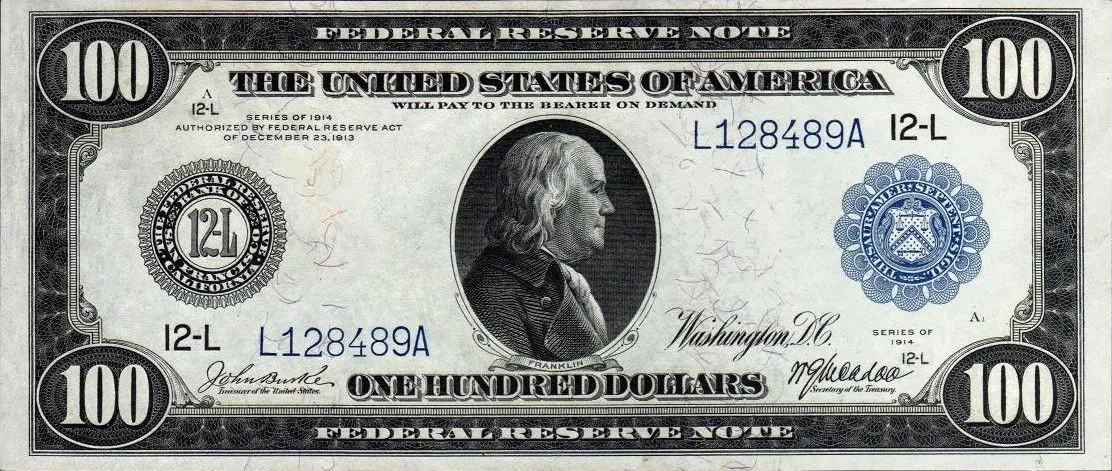 Доллар 1914