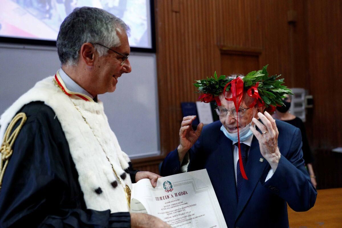 Итальянец закончил университет в почти 97 лет: детали и фото