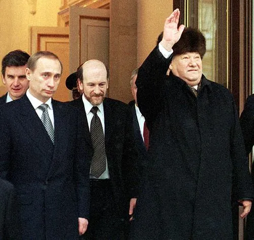 Борис Єльцин та Володимир Путін Борис Єльцин та Володимир Путін