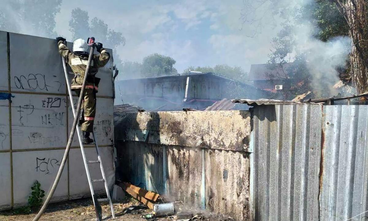 Пожежа в Затоці на базі Блакитний вогник 07.08.2020: відео