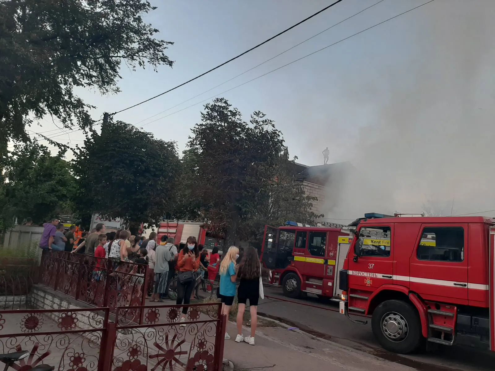 Пожежа на Житомирщині Пожежа на Житомирщині