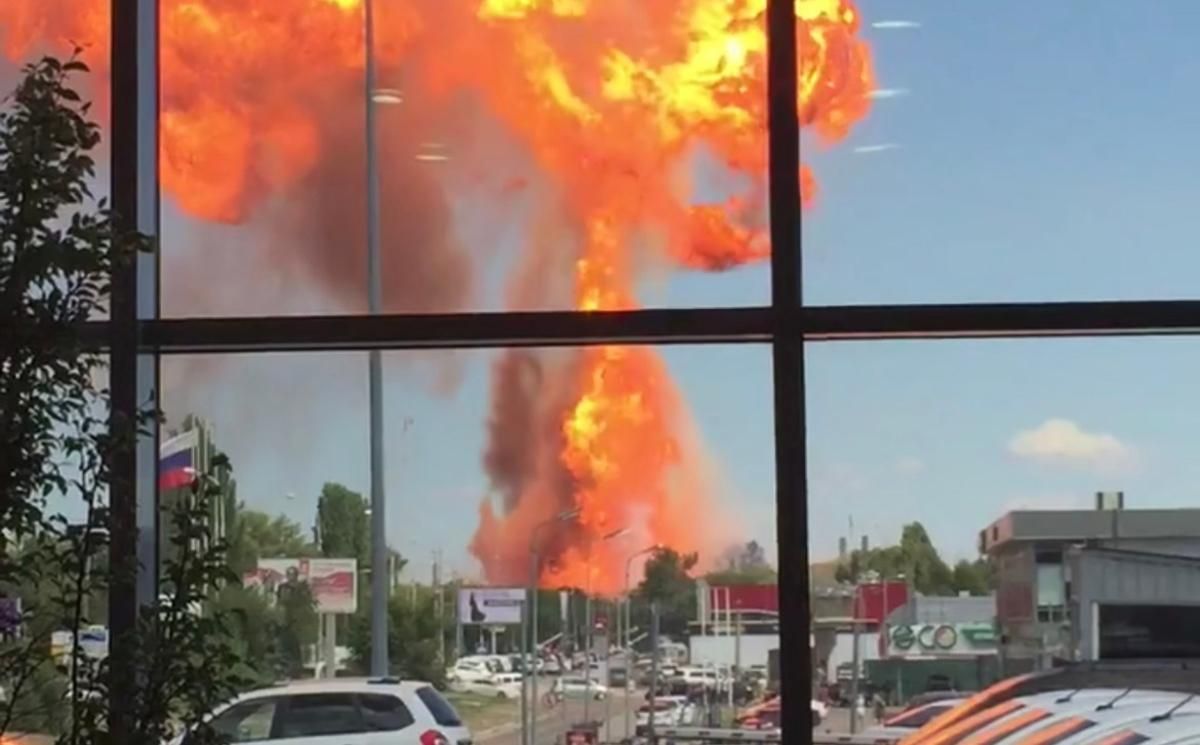 В России взорвалась газовая автозаправка В России взорвалась газовая автозаправка