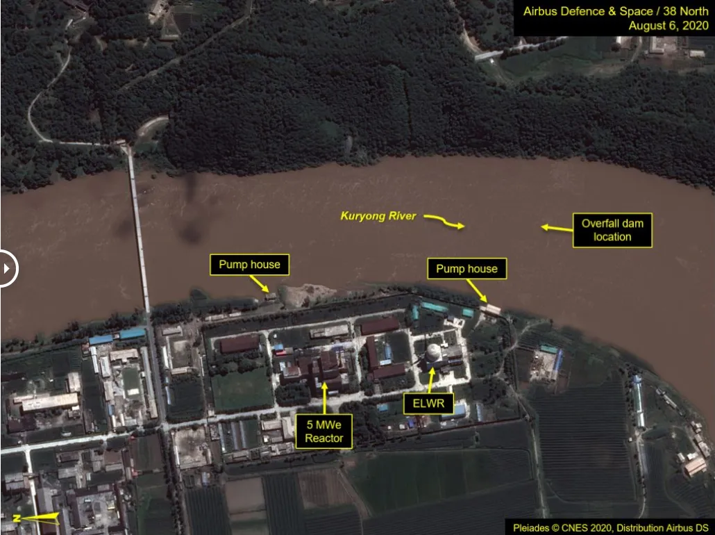 затоплення ядерного центру в КНДР