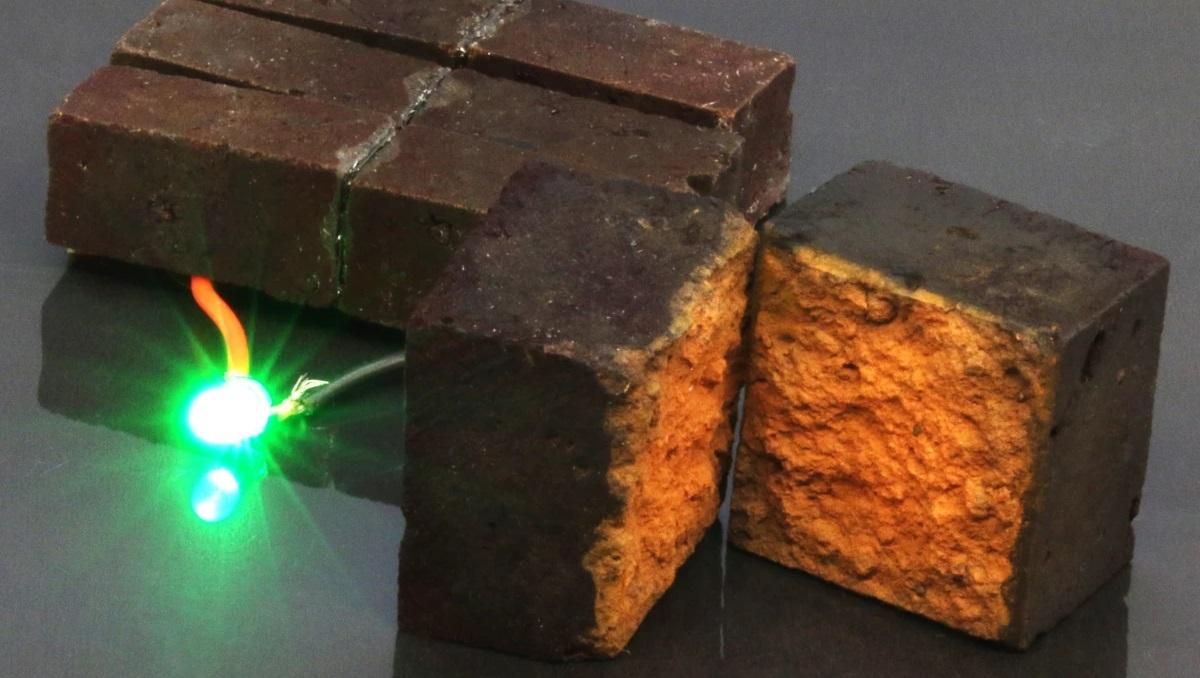 Дослідники перетворили звичайну цеглу в батарейку, щоб зберігати і передавати енергію Дослідники перетворили звичайну цеглу в батарейку, щоб зберігати і передавати енергію