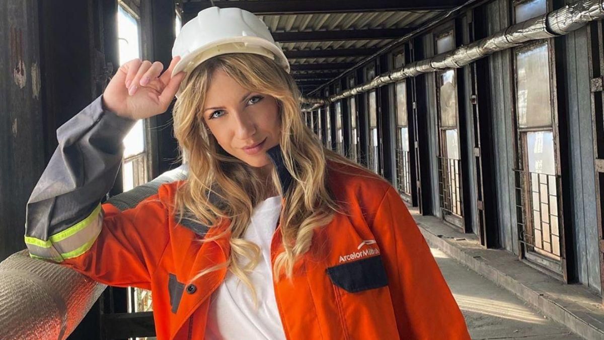 В рабочей форме: Леся Никитюк удивила образом в шахте – фото
