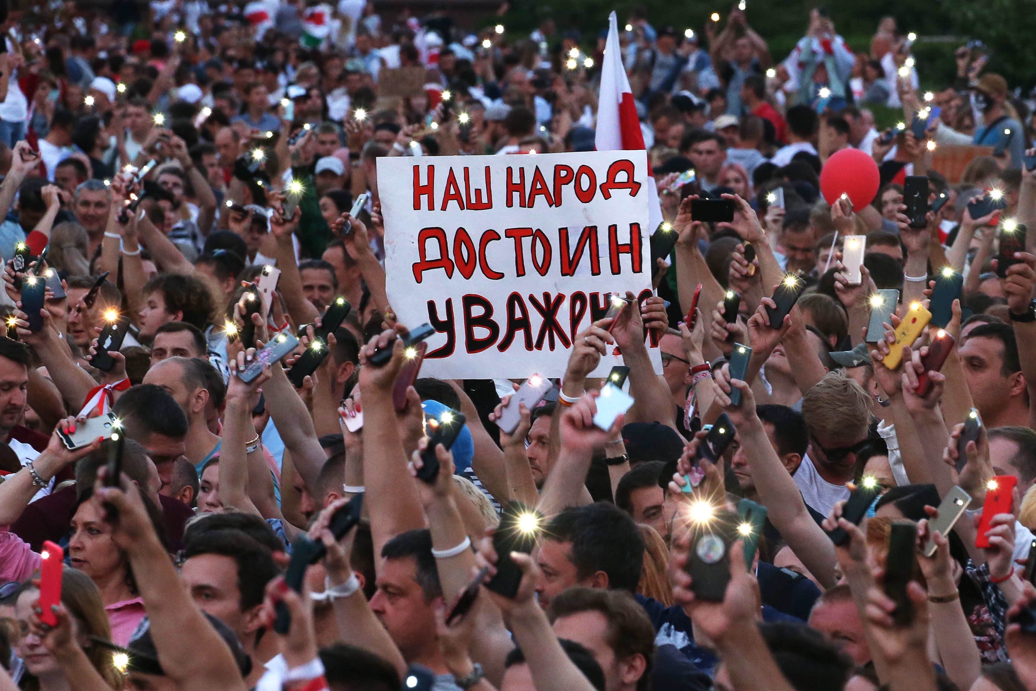 Протесты в Беларуси 19 августа 2020: видео, фото - новости