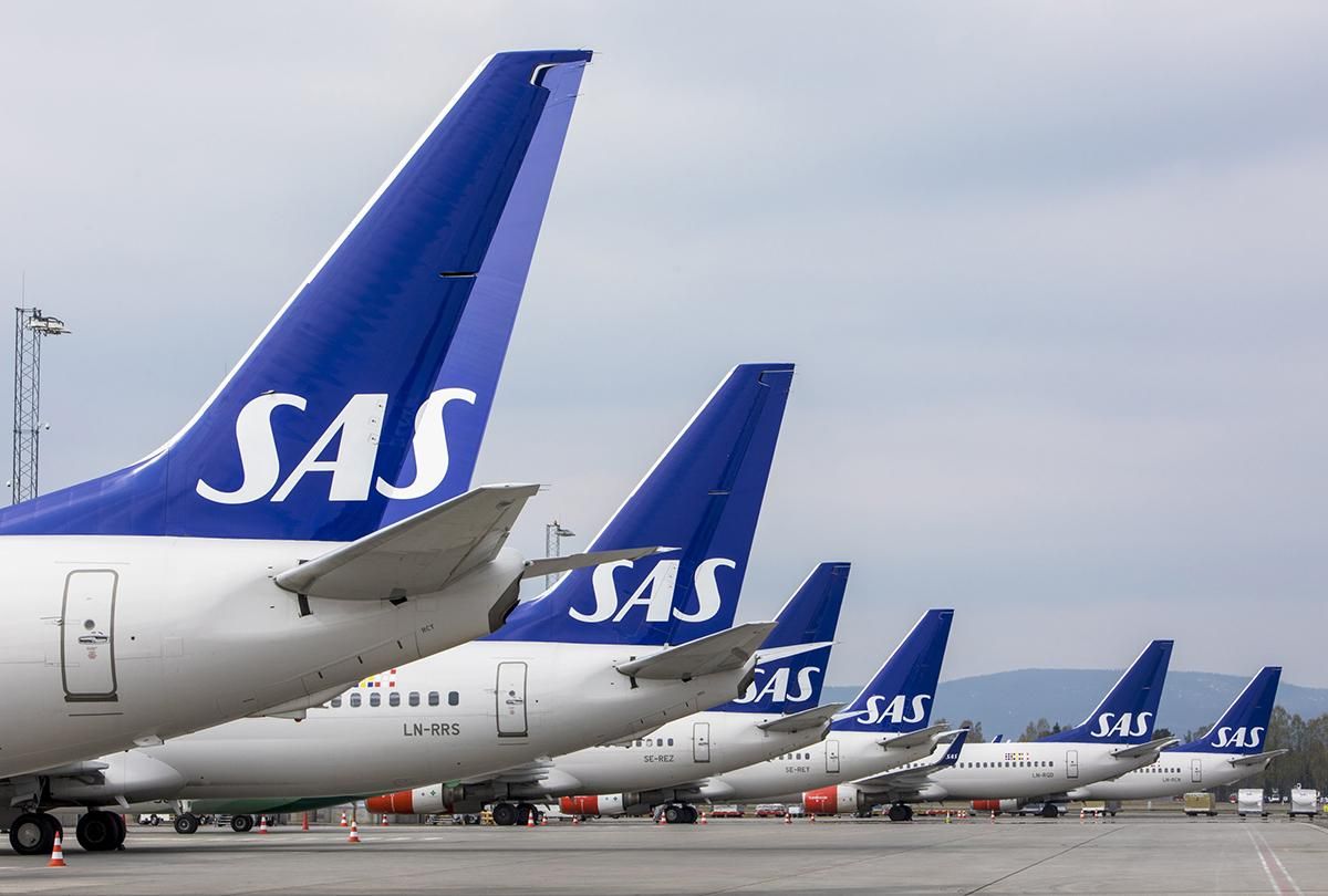 Scandinavian airlines відновили рейси до України