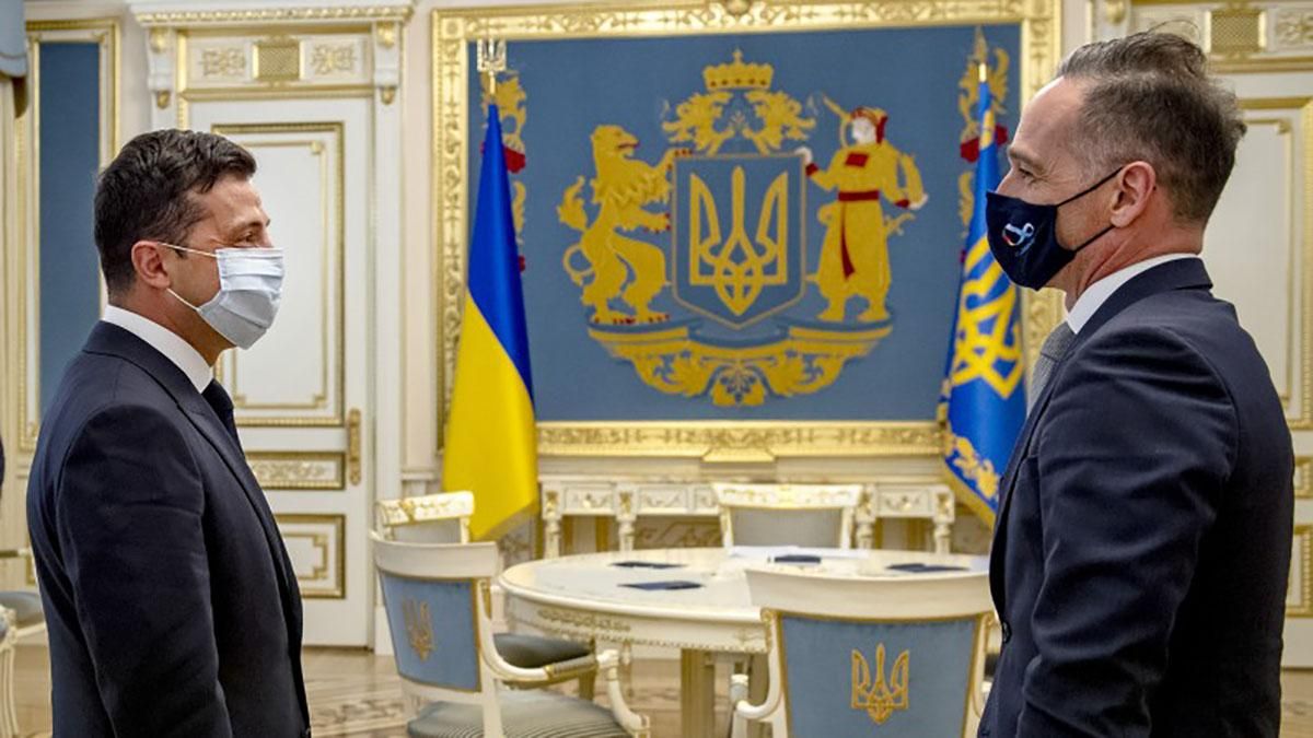 Зеленский встретился с Хайко Маасом: о чем говорили Зеленский встретился с Хайко Маасом: о чем говорили