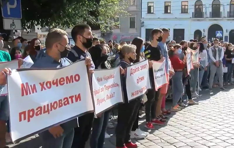 Протести Чернівці карантин