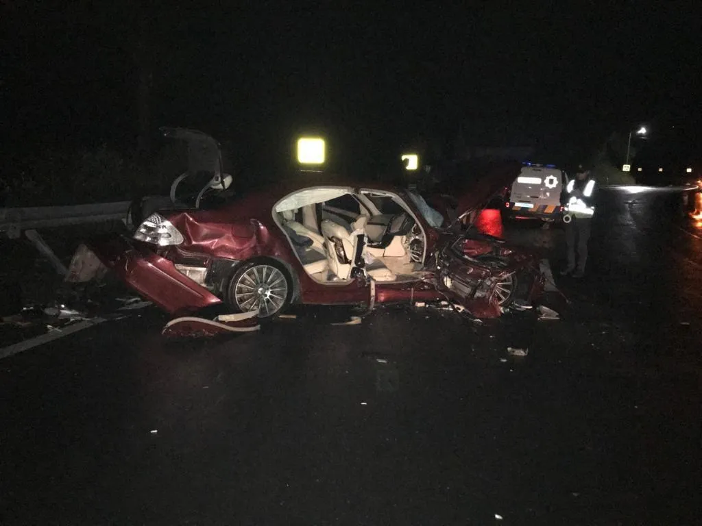 На Львівщині водій легковика Mercedes в На Львівщині водій легковика Mercedes в