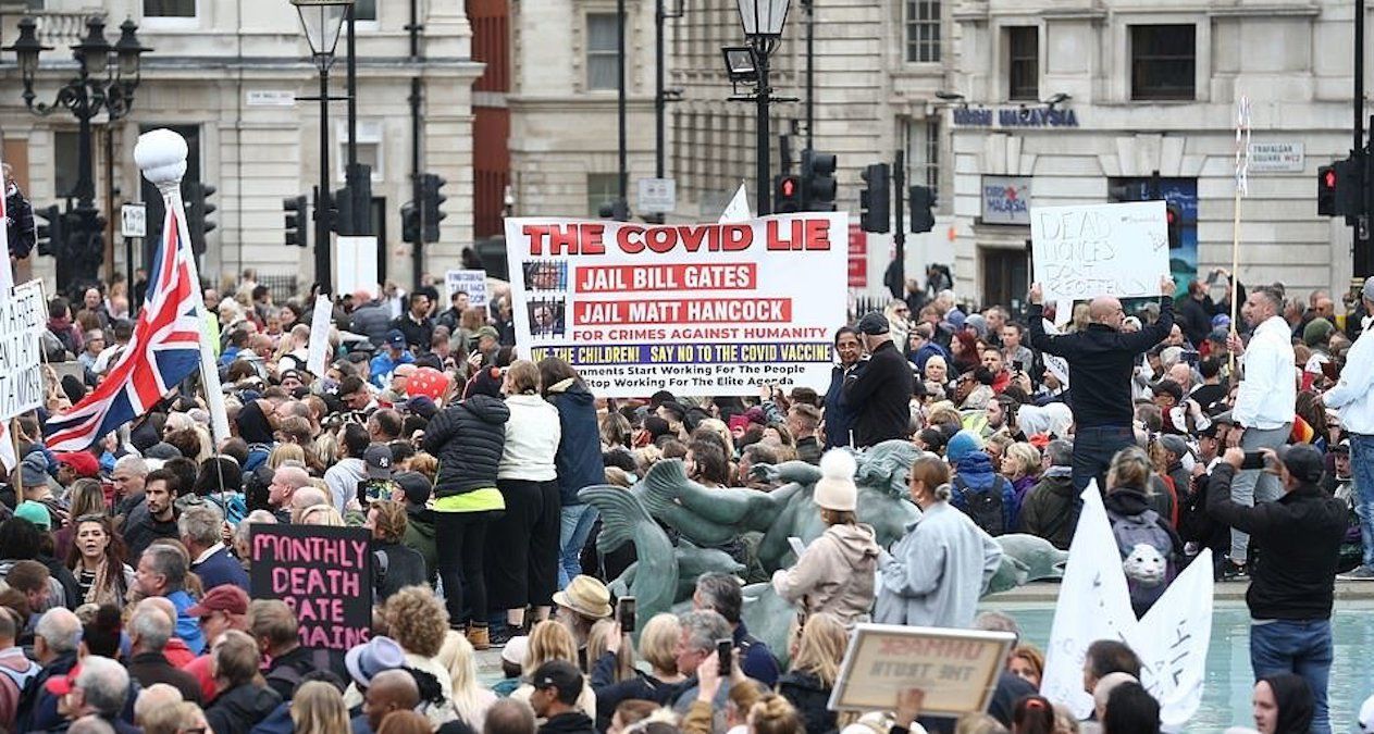 Массовый митинг против карантина в Лондоне 29 августа: фото, видео Массовый митинг против карантина в Лондоне 29 августа: фото, видео