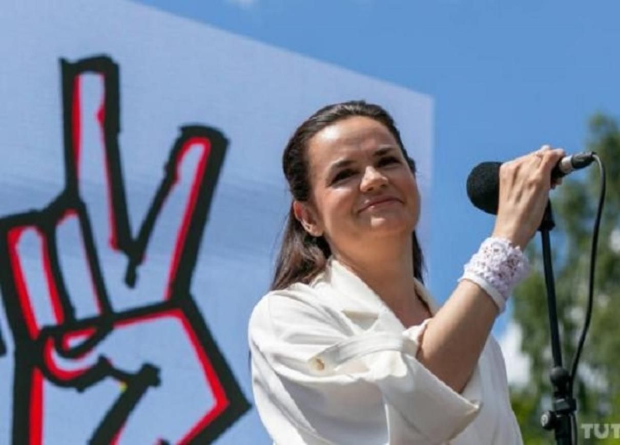 Тихановська застерегла Путіна від силового втручання до Білорусі Тихановська застерегла Путіна від силового втручання до Білорусі