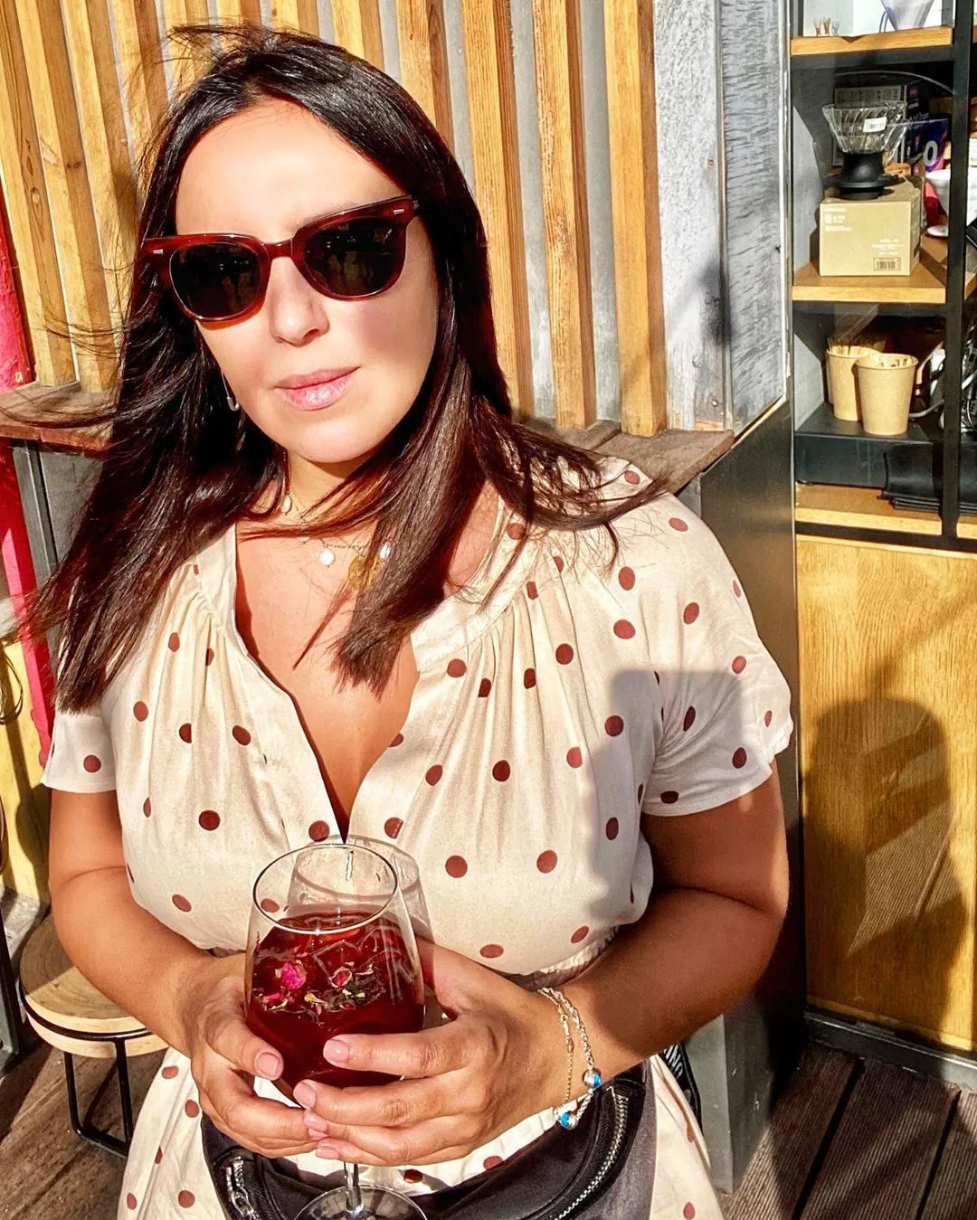 Джамала в сукні в горох Джамала в сукні в горох