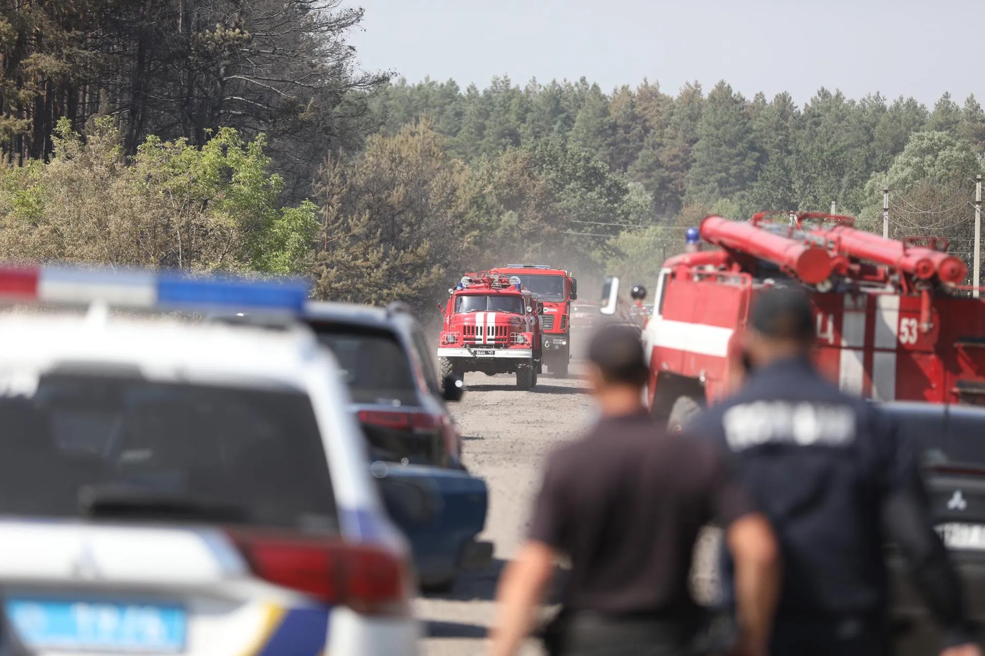 Пожежі Харківщина Луганщина