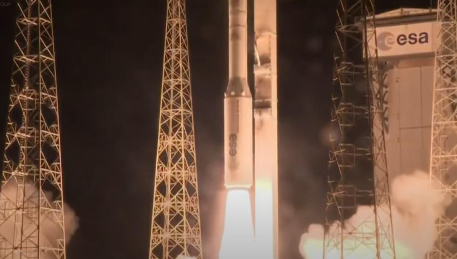 Успішний запуск ракети Vega з українським двигуном: відео