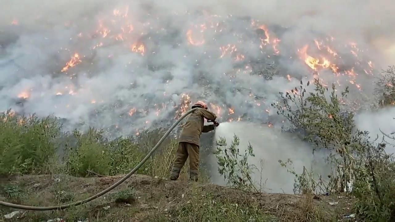 На Полтавщині 4 вересня горить сміттєзвалище: фото та відео пожежі 