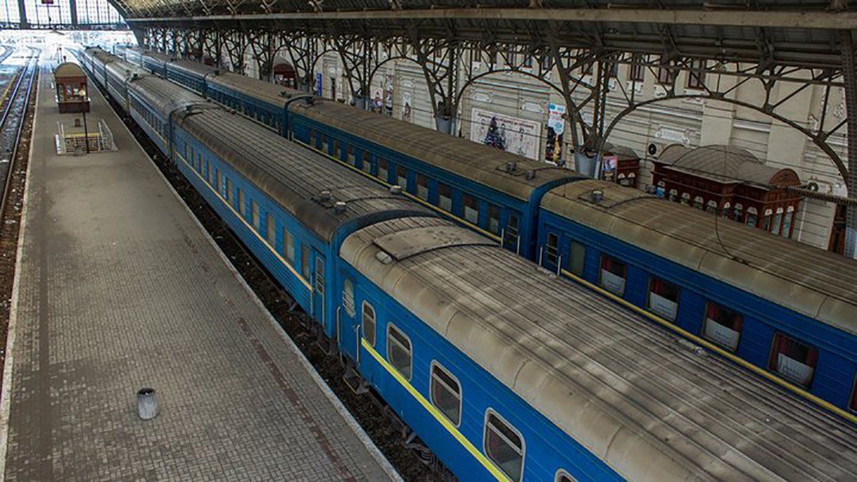 Интерактивная карта движения поездов в Укразализныце