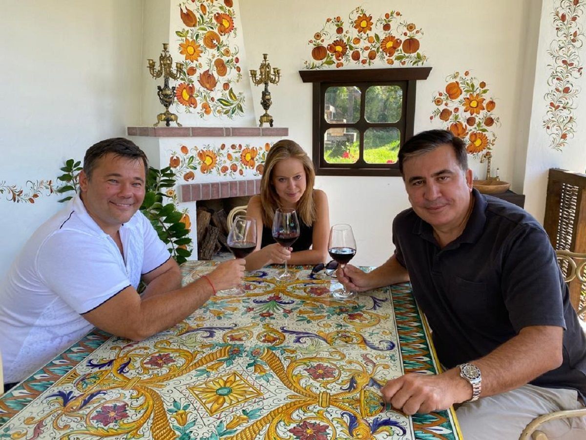 Саакашвили прокомментировал фото с Богданом и Яцко