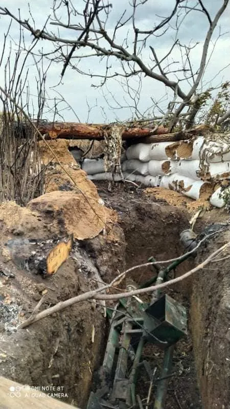 На Донбасі згоріло 6 позицій ЗСУ