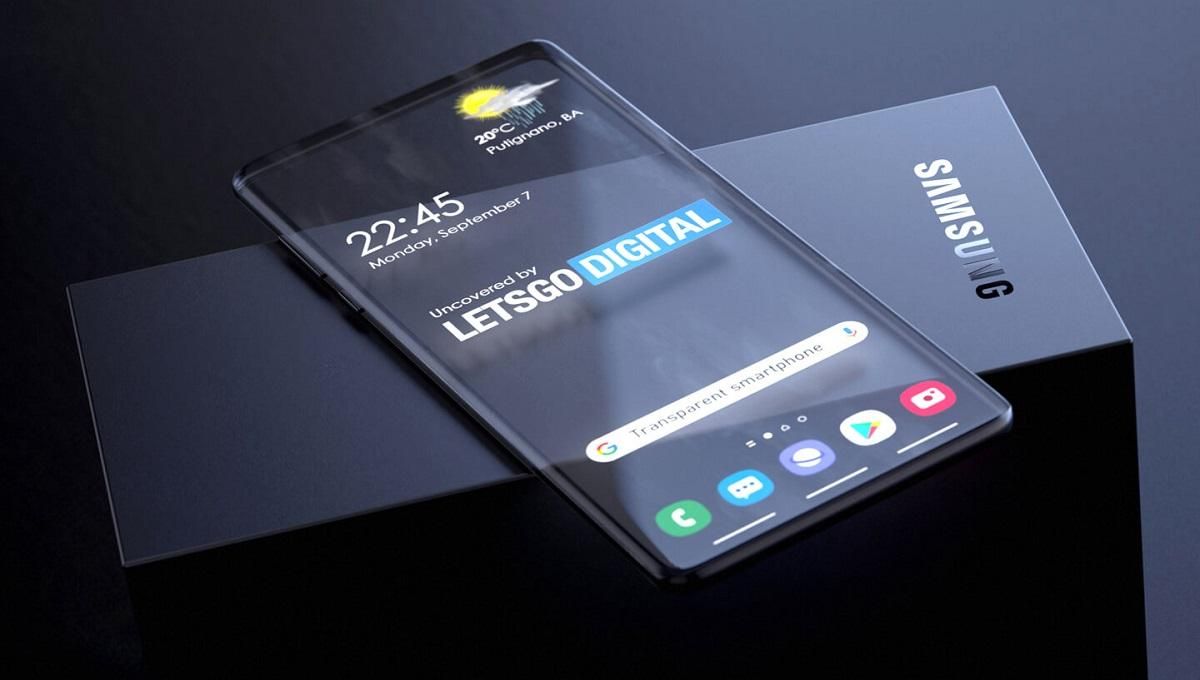 Samsung запатентував прозорий смартфон з OLED-дисплеєм