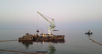 Затонулий танкер Delfi: розпочався фінальний етап підготовки до буксирування