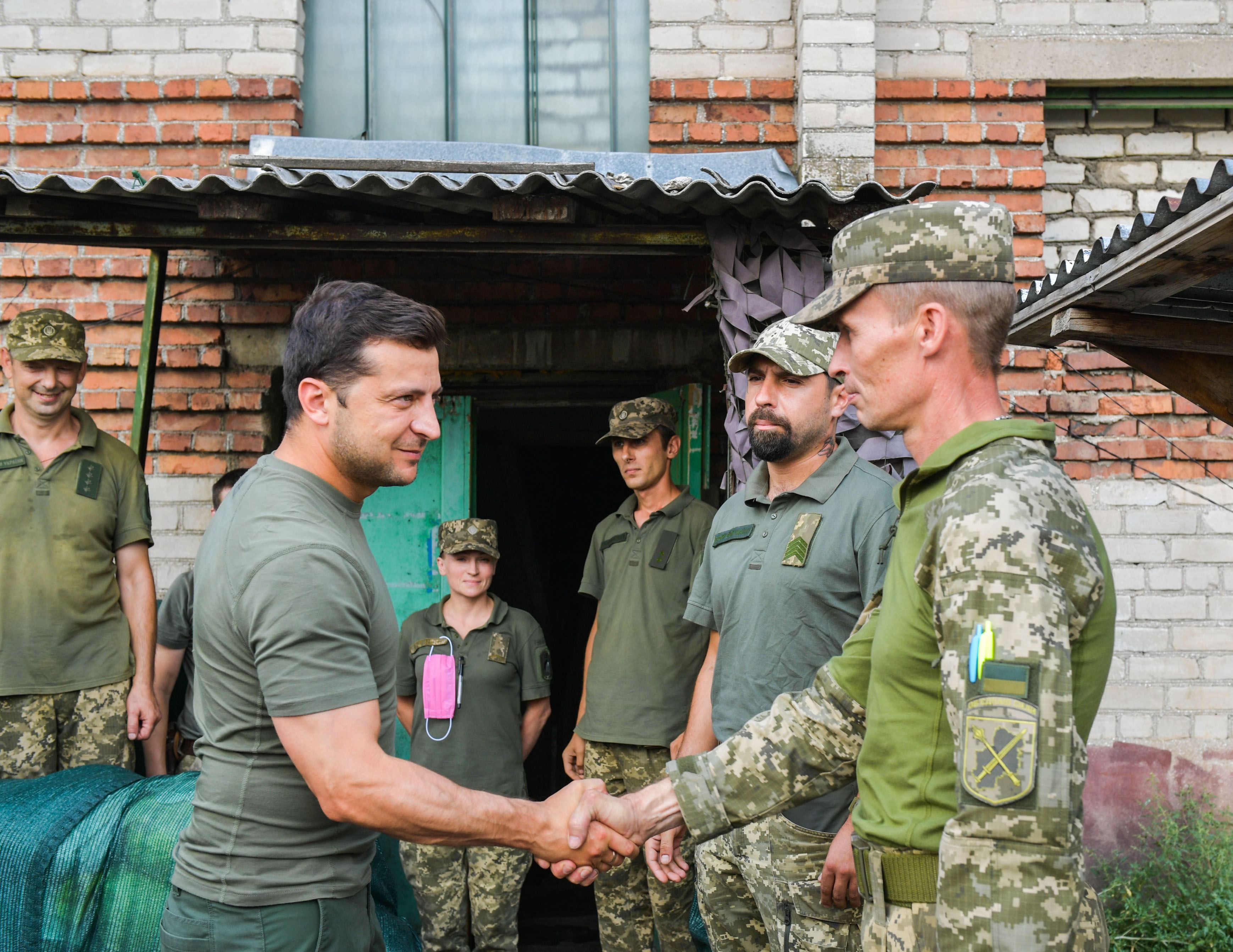 Володимир Зеленський на сході країни