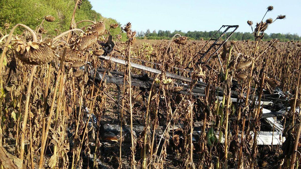 На Сумщині розбився легкомоторний літак: пілот загинув – фото
