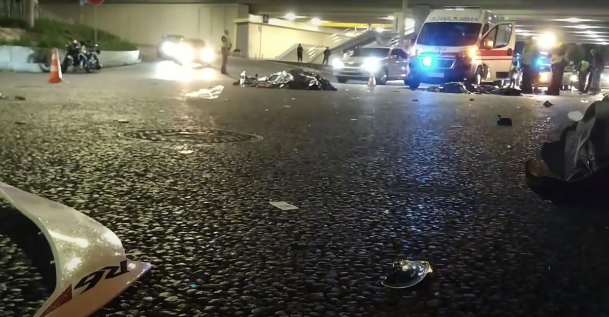 Смертельна ДТП у Києві на проспекті Гузара: фото й відео 18+ Смертельна ДТП у Києві на проспекті Гузара: фото й відео 18+