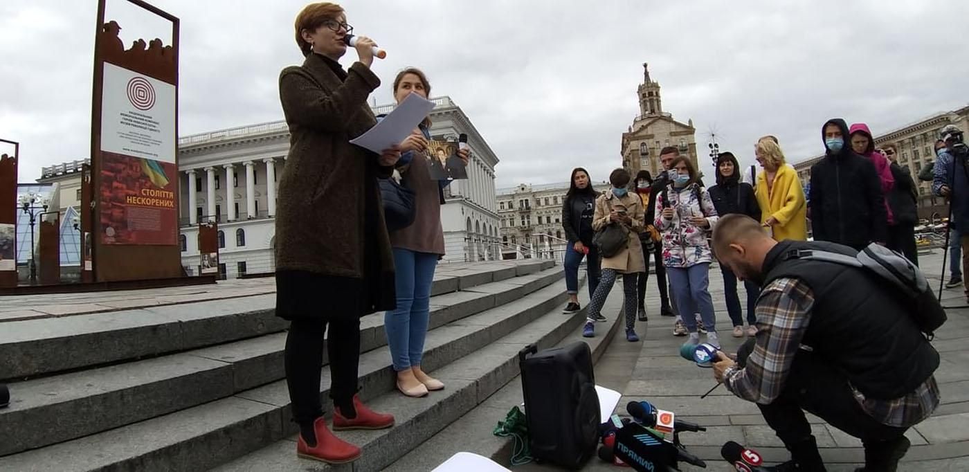 Чествование Гонгадзе: в Киеве состоялась акция памяти погибших журналистов – фото Чествование Гонгадзе: в Киеве состоялась акция памяти погибших журналистов – фото